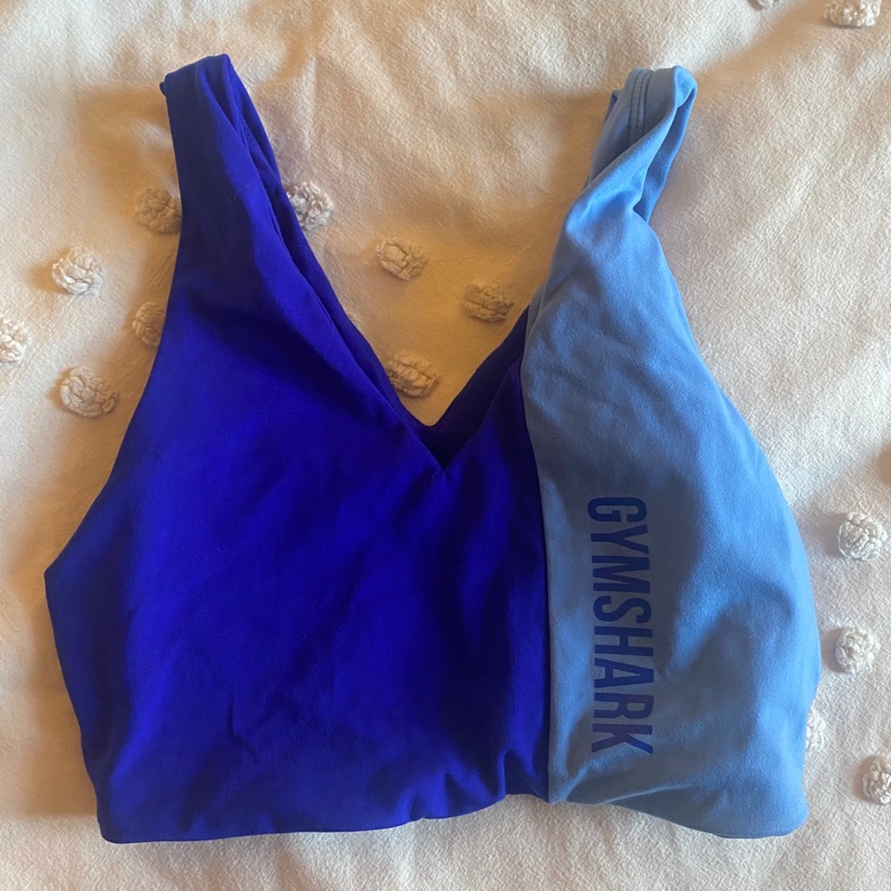 Gymshark blue bra